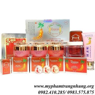 Bộ red ginseng 5in1 trắng da mờ nám tàn nhang
