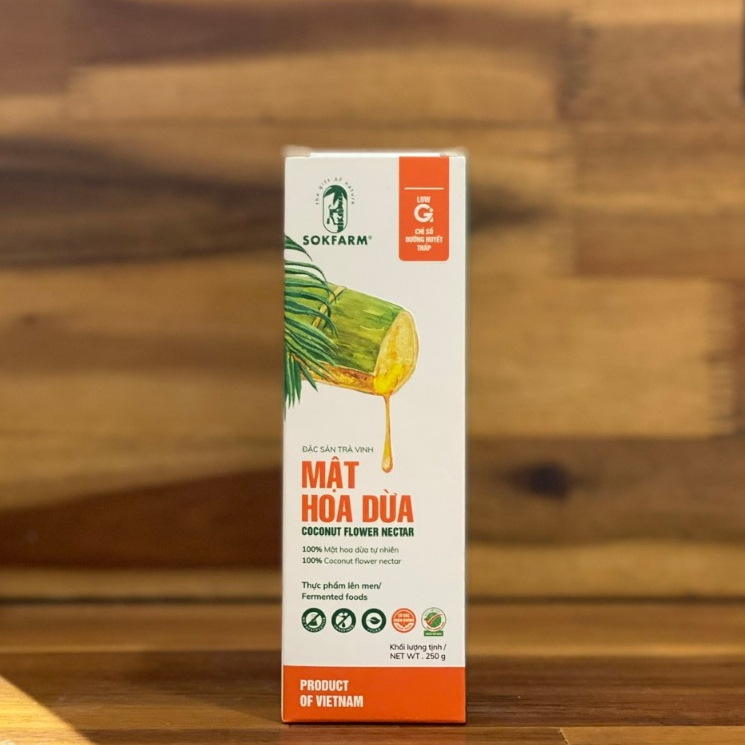 |GOBIO Mật hoa dừa cô đặc 250gr New|