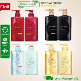 Combo gội xả - Dầu gội Tsubaki Dưỡng tóc bóng mượt & Phục hồi ngăn rụng tóc