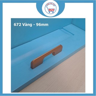 Tay nắm cửa tủ quần áo, tủ bếp màu vàng 96/128/160/255mm