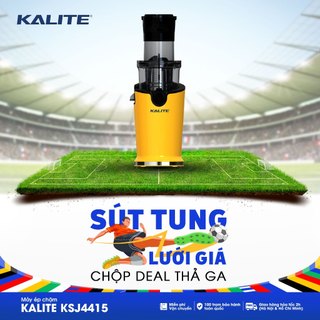 Máy ép chậm kalite ksj4414 ksj4415 công suất 200w ép rau củ quả kiệt bã - hàng chính hãng
