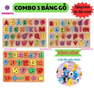  Bảng chữ cái tiếng việt bảng chữ cái gỗ nổi chữ và số cho bé kích thước 22x30cm giúp bé phát triển tư duy 