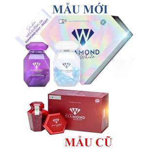 (Nguyên Seal Tem) Viên Uống Diamond White Day & Night, Viên Uống Trắng Da Ngày Và Đêm Dưỡng Trắng Hoàn Hảo