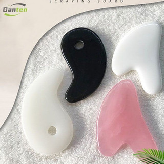 🧚🏻‍♀️Ganten🧚🏻‍♀️Đá Guasha Massage Mặt Tự Nhiên, Đá Lăn Mặt Nâng Cơ Săn Chắc Da