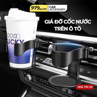 [ HÀNG LOẠI 1] Giá đỡ cốc nước ô tô gắn cửa gió điều hòa giá để ly cốc trên xe hơi tiện lợi 979Auto