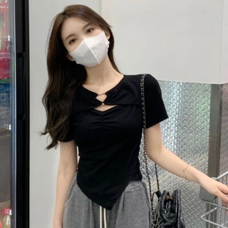 Áo kiểu tiểu thư cổ tym chất thun ôm mát co dãn A308