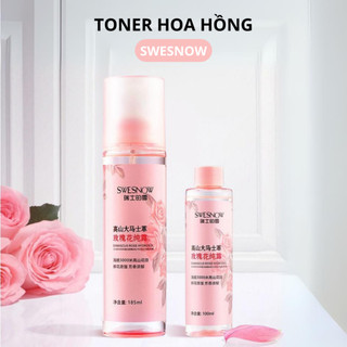 Toner nước hoa hồng swesnow dưỡng ẩm làm mềm da damascus rose hydrosol 100ml/185ml