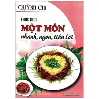 Sách - thực đơn một món - việt thư