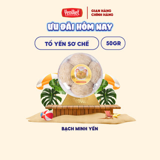 Tổ yến sơ chế thượng hạng, yến sào thiên nhiên, ít lông, rút lông định hình, tỷ lệ sợi 85%, Bạch Minh Yến - Yến Việt