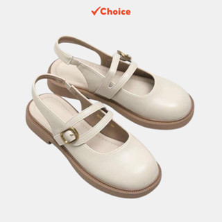 Giày sục bịt mũi Choice QV 44 mẫu mới phong cách hàn quốc lolita 2 dây