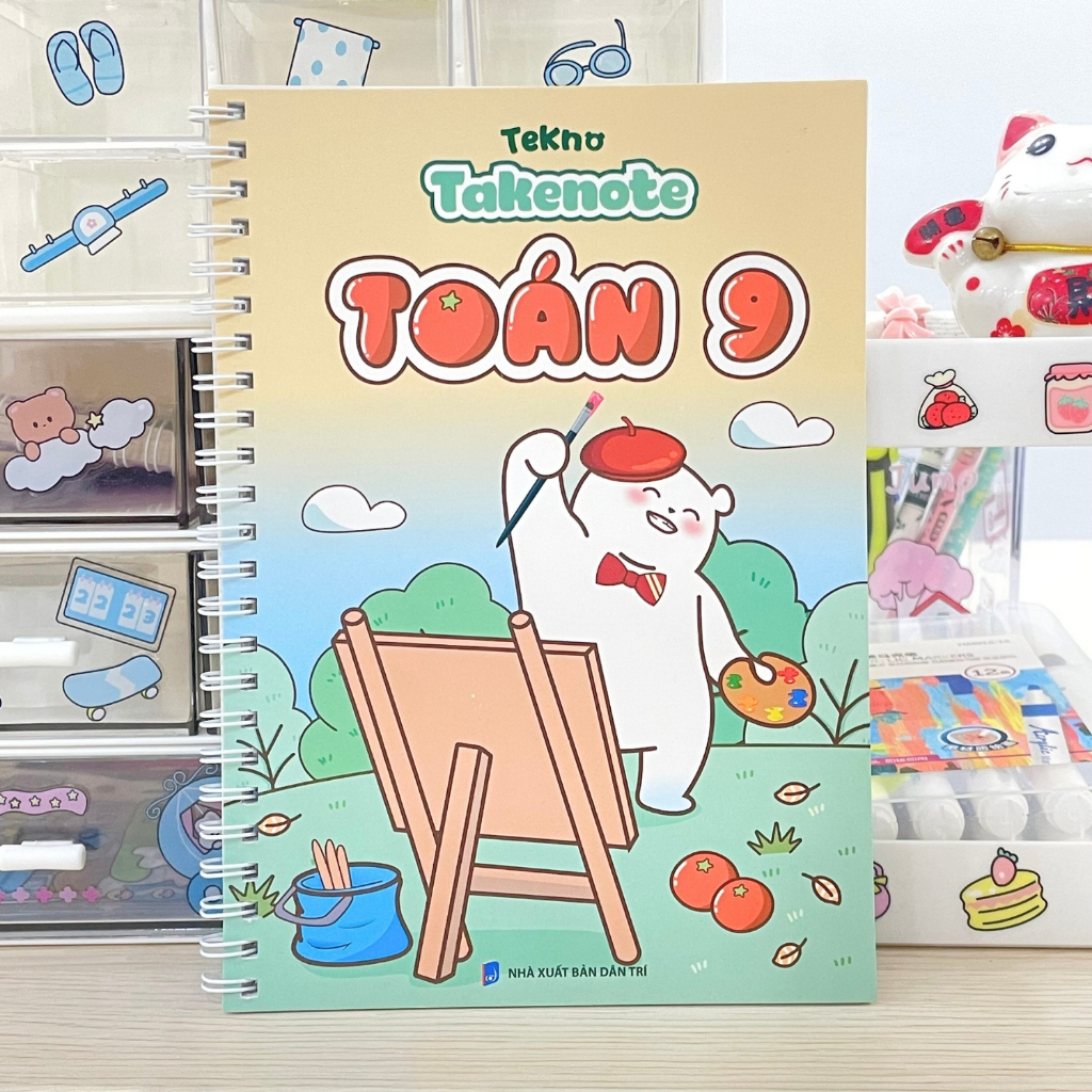 Sổ Tay Kiến Thức Toán Lớp 9 Học Giỏi, Sổ Takenote Lò Xo A5