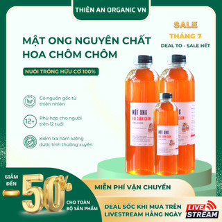 Mật ong hoa chôm chôm long khánh 100% tự nhiên không đóng đường 1 lít tốt cho sức khỏe