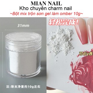  Bột dặm ombre nail bột mix trộn sơn gel làm ombre siêu mịn đẹp hũ 10g Mian Nail 