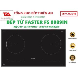 Bếp từ đôi Faster FS 9989IN Serial 6.0 Bếp điện từ âm chính hãng, bếp từ đôi âm bàntiết kiệm điện, Bảo Hành 3 Năm