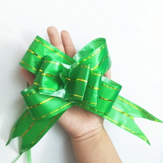 set 10 nơ rút đỏ bản 5cm,3cm