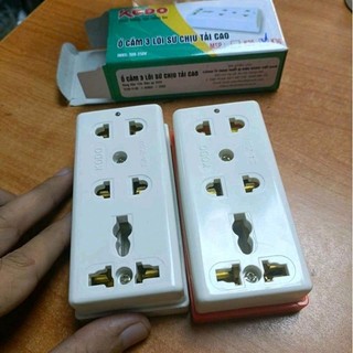 Ổ cắm 3 lỗ lõi sứ cao cấp chịu tải 6000w