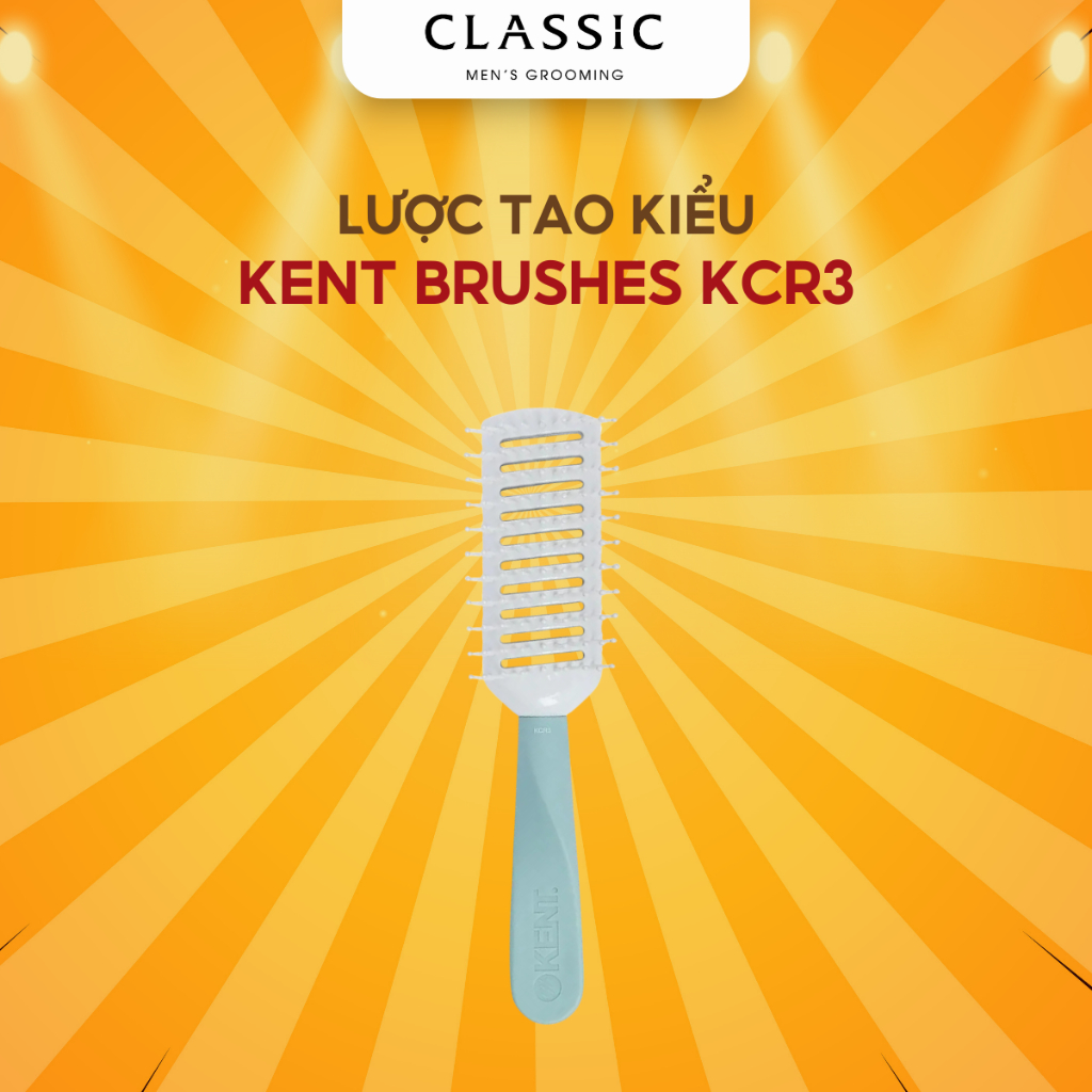 Lược Chải Tóc Kent Brushes Tunnel Vented Brush – KCR3