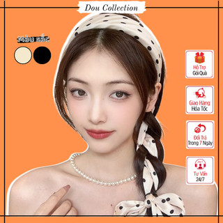 Mấn cài tóc thắt nơ nữ unisex, băng đô quấn tóc thắt bím êm đầu dễ thương tiện lợi mẫu mới phong cách hàn quốc - ct054