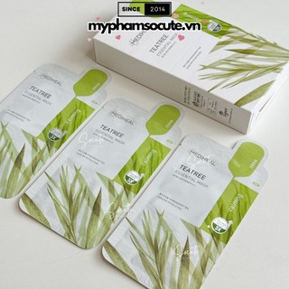 Mặt nạ Trà Xanh Mediheal Tea Tree Healing Solution Essential Mask - Mẫu Mới 2024 /  Teatree Essential Mask Calming