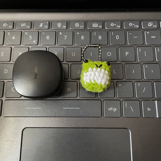 Móc khoá con ếch mini len handmade
