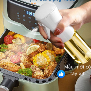 Bình Xịt Dầu Ăn Phun Sương Dày Dặn Loại Đẹp Phun Sương Cực Mịn Bình 200ml (U22)
