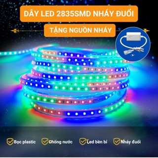 Dây đèn led trang trí 2835 nháy đuổi đa sắc màu , trang trí decor phòng GOHANTO STORE