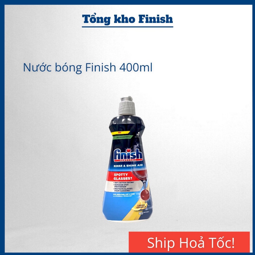 Nước làm bóng Finish chai 400 ml