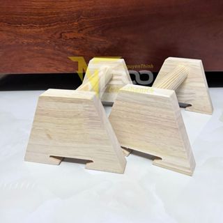 [Nguyenthinh300] - Dụng cụ hít đất cặp parallettes gỗ, đồ tập planche calisthenics MẪU 2