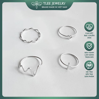 Nhẫn bạc TLEE mẫu trơn basic TLEE JEWELRY A0321