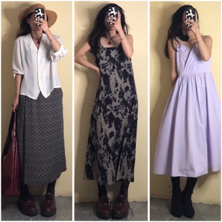 Đầm váy vintage chọn mẫu ins: april6_clothing