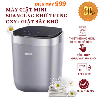 Máy Giặt Đồ Lót Máy Giặt Mini, Máy Giặt Tất, Đồ Cho Bé, Khử Khuẩn Bằng Ánh Sáng Xanh Tiêu Diệt 99% Vi Khuẩn