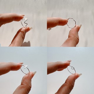 Nhẫn bạc TLEE mẫu trơn basic TLEE JEWELRY A0321
