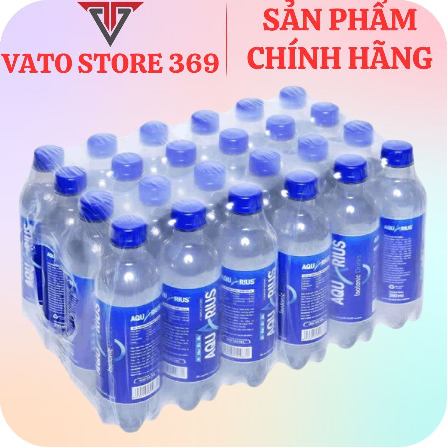 Nước uống vận động AQUARIUS isotonic drinks chai 390ml