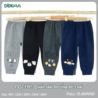 Quần dài sơ sinh mỏng Dokma 9-36M