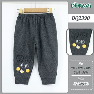 Quần dài sơ sinh mỏng bé trai Dokma 9-36M DQ2390, DQ3091