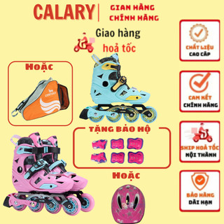 Giày Patin Trẻ Em  Nasus N9 - Bánh Cao Su Đặc, Form Chắc Chắn An Toàn  Tặng Bảo Vệ Tay Chân Cho Bé