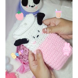 Túi đựng máy tính casio, túi bỏ máy tính, túi máy tính, túi len hình pochacco cute xinh xắn