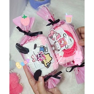 Túi đựng máy tính casio, túi bỏ máy tính, túi máy tính, túi len hình pochacco cute xinh xắn