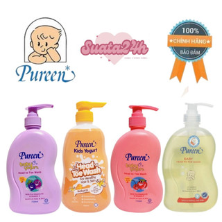 [Chính Hãng] Sữa Tắm Gội Kids Pureen Yogurt 750ml