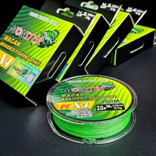[ Chất Lượng] Dây Dù Câu Cá Pe X4 Monster Macan Đủ 100m☆ Chuyên Câu Lure Câu Cá Tổng Hợp,Tải Cá Tốt,Độ Bền Cao