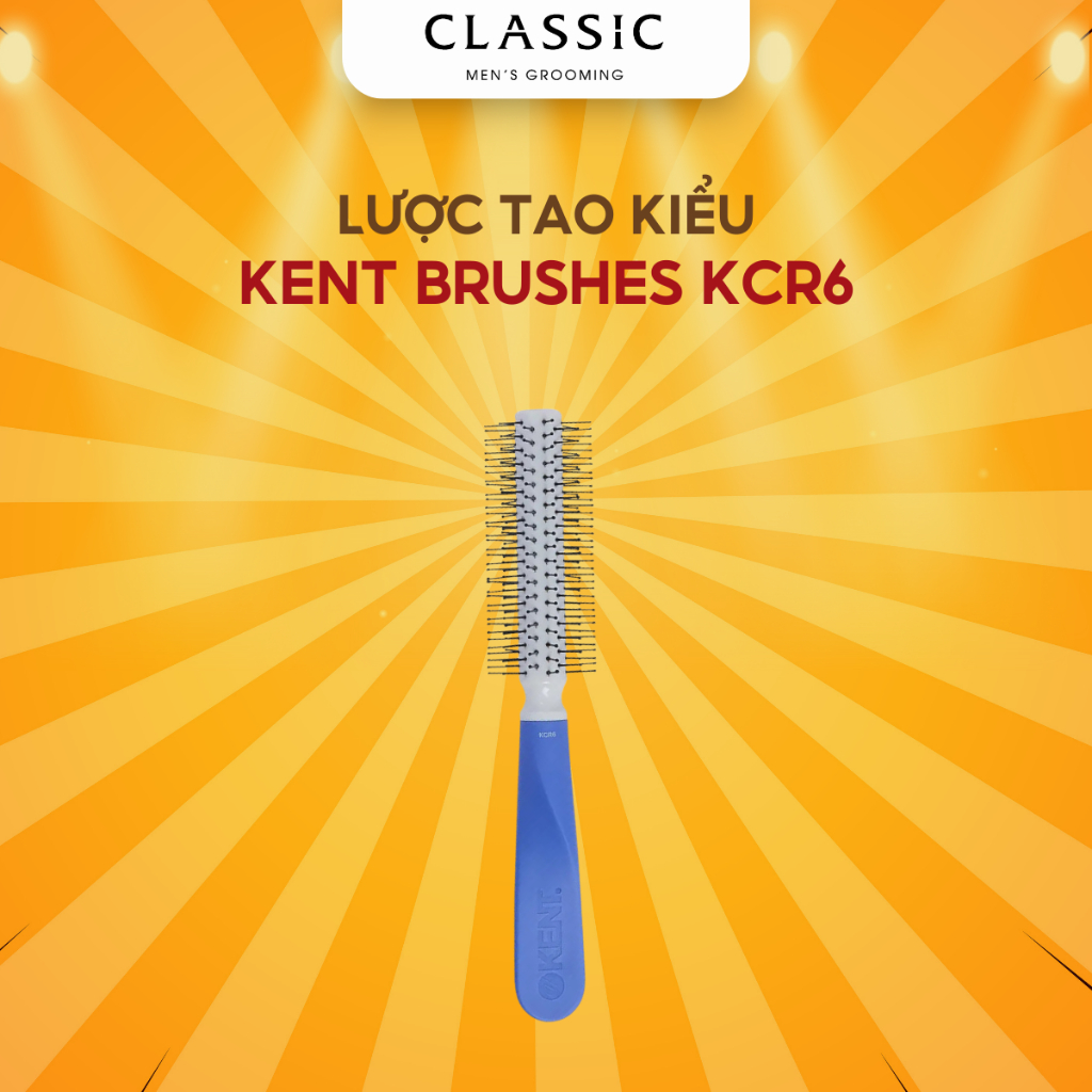 Lược Tròn Chải Tóc Kent Brushes Small Round Brush – KCR6