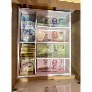 Hộp đựng tiền 3, khay chia tiền quầy thu ngân, hộp chia tiền