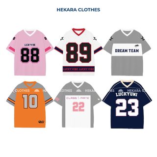 Áo Tee thể thao Local brand Jersey Oversize Lucky Mate