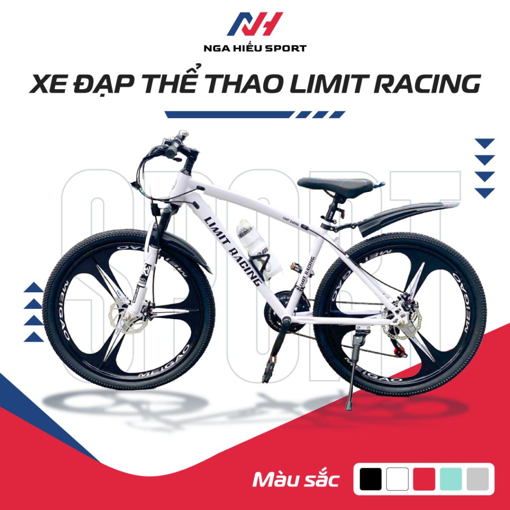 [Tặng Full Phụ Kiện] Xe Đạp Thể Thao LIMIT 26inch Phiên Bản Vành Nan Hoa Đúc - Hàng Chính Hãng