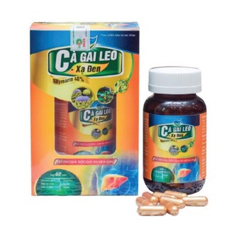 Bổ Gan Cà Gai Leo xạ đen bổ gan, mát gan, hạ men gan, tăng cường chức năng gan, Giải Độc Rượu -Bảo Vệ Gan