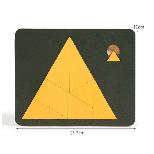 Đồ chơi trí tuệ_Thử thách trí não_Tangram 1 -Tangram Puzzle_Hack não & Xoắn não_IQ Toys_Giải đố