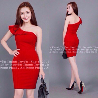 🍒Đầm body trễ vai