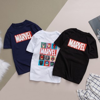 Áo thun cổ tròn cho bé Trai, bé Gái Size 20kg - 50kg chất liệu cotton mềm mịn thoáng mát in hình hoạ tiết có 9 màu ATMV1