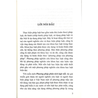 Sách - Phương Pháp Phân Tích Luật Viết (Xuất Bản Lần Thứ Năm, Có Sửa Chữa, Bổ Sung)