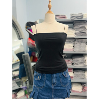 [ BIGSIZE TRÊN 55KG ] ÁO 2 DÂY SỢI BÚN thun gân bigsize nữ
